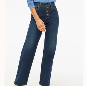 J Crew High Waisted Button-Fly Jeans